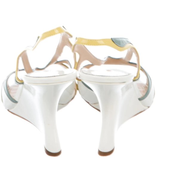 Prada Patent Leather Slingback Sandals Size 39 EU, Size 9 US - Picture 4 of 4